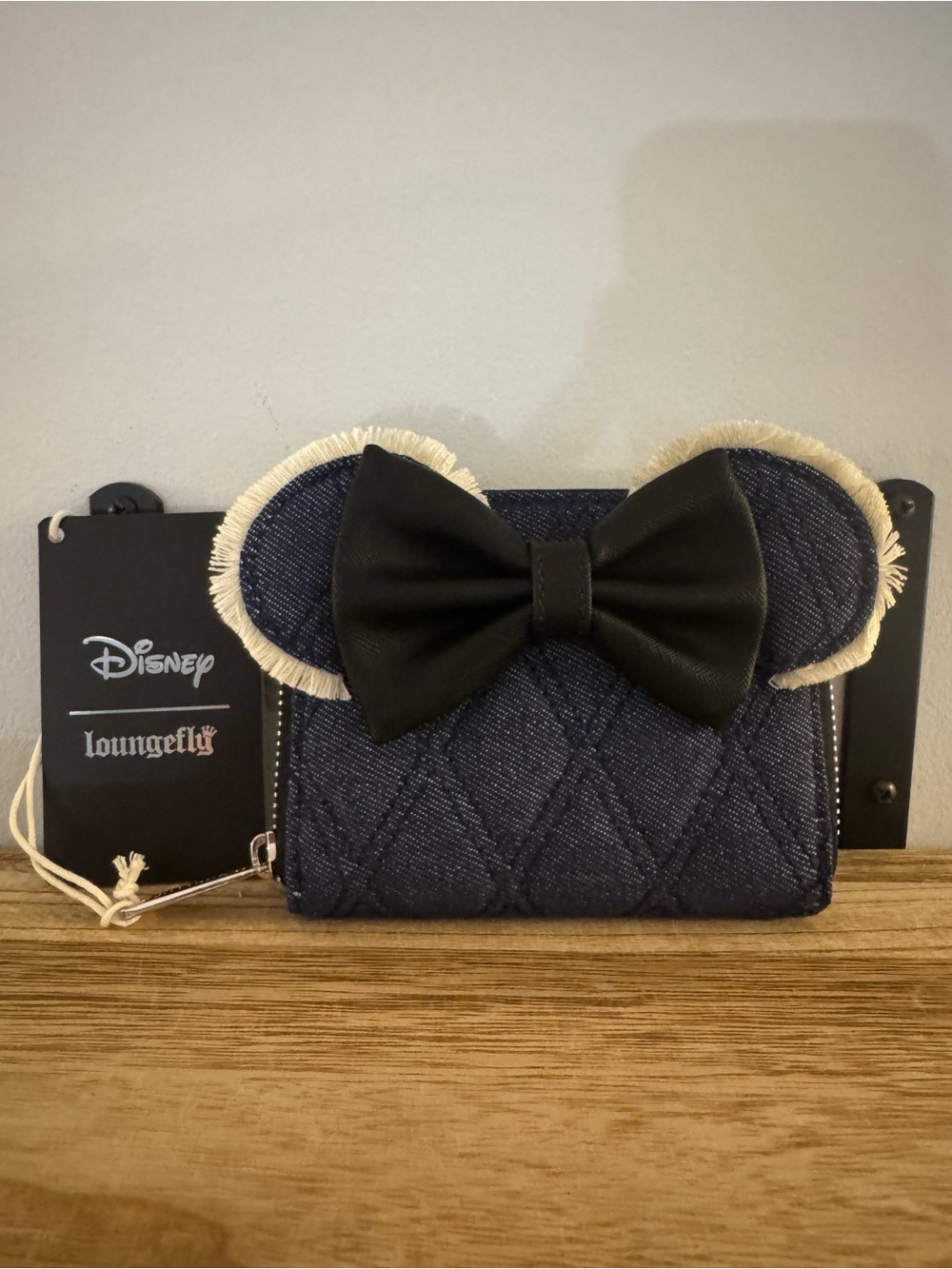 NWT Loungefly denim Minnie Mouse wallet